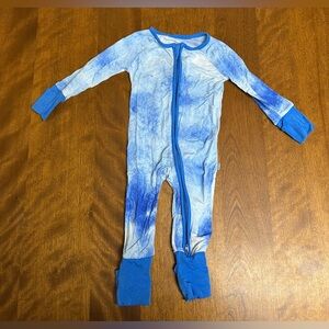Little Sleepies Blue Tye Dye Sleeper 0-3 Months